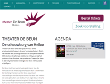 Tablet Screenshot of debeun.nl